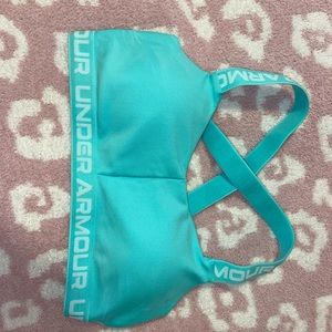 Mint Green Under Armor Sports Bra